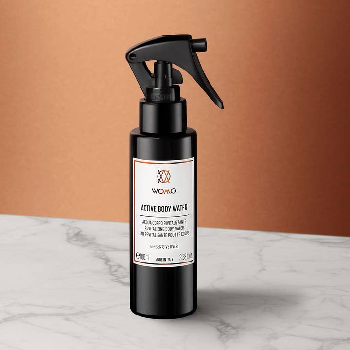 Active Body Water - GINGER & VETIVER 100ml for wholesale by WOMO