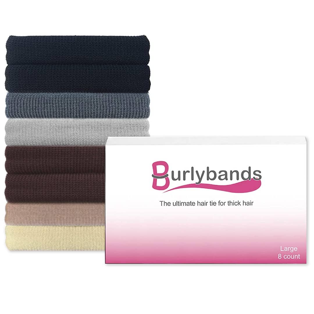 Burlybands – Großhandel Haargummi – Damen – Burlybands Haargummis für dickes, schweres oder lockiges Haar, 8 Stück2