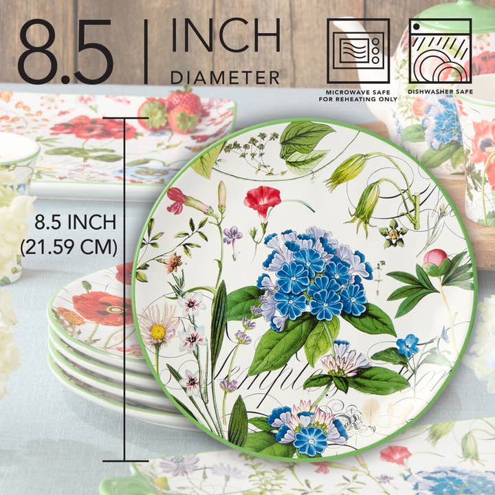 Certified International - Wholesale Salad Plate - Greenhouse Salad Plates 8.5in asst