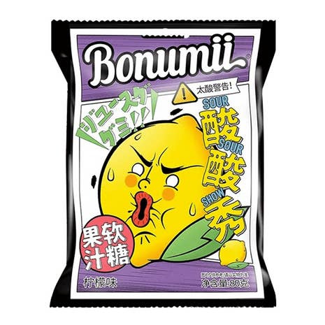 Bonumii Sour Show Juice Gummy – Lemon Flavor 88g (China) for wholesale by Global Bite Co