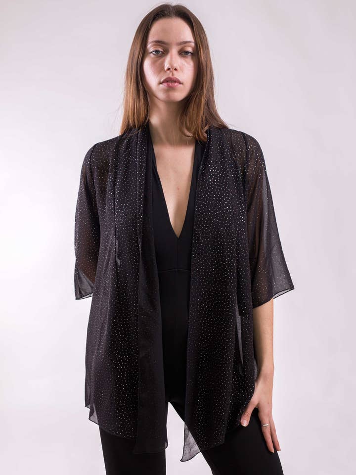 Aurora Black Party Jacket for wholesale by MR Complements