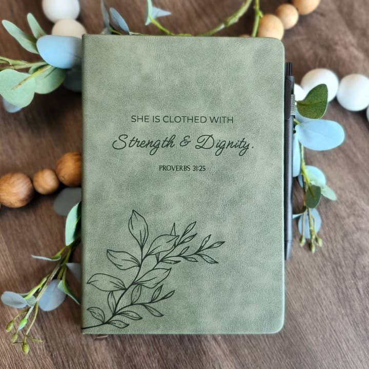 Diario Cristiano in Pelle Incisa: Dio ha un Piano per la vendita all'ingrosso da parte di All the Things MN