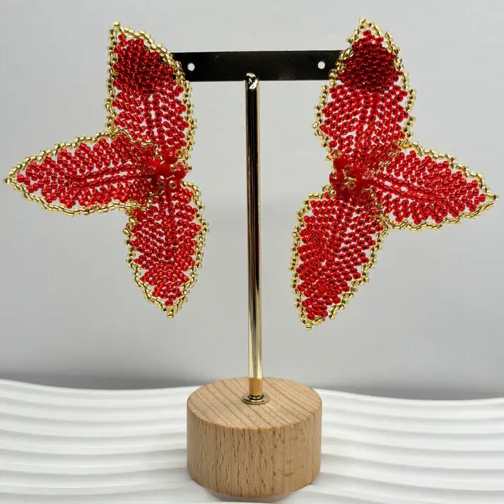 Bellalu Jewelry and Accessories - Wholesale Dangle Earrings - Half Flower Earrings – Modern Floral Statement Jewelry 11