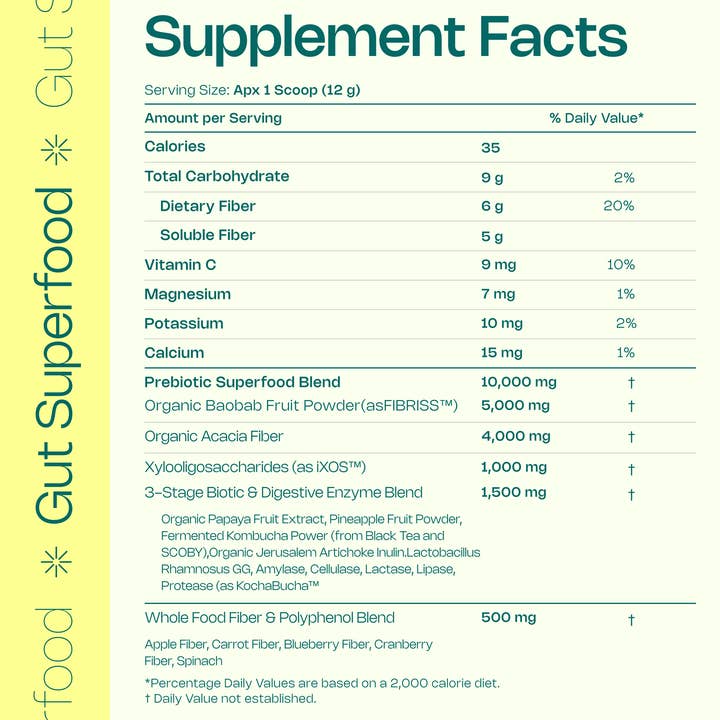LevelUp – wholesale Oral supplement/vitamin – Gut Superfood, Unflavored