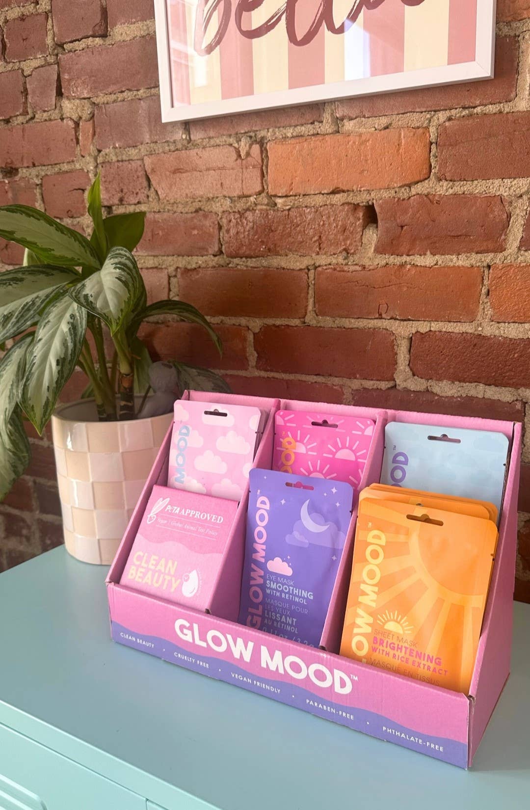 Glow Mood – Großhandel Gesichtsmaske – Glow Mood Maske & Display Set1