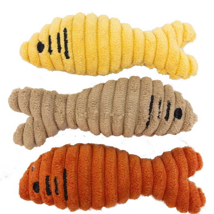HuggleGroup - Wholesale Pet Toy - Cat - HuggleKats® Sardinies Cat Toys (3pk)