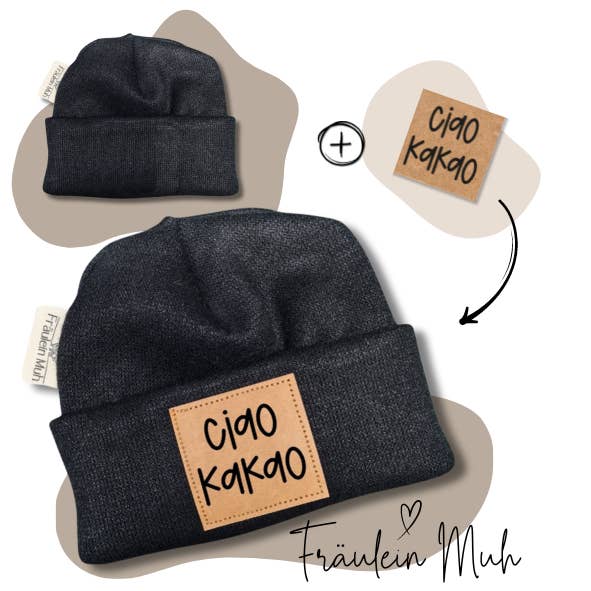 Wintermuts NEWBORN met kiesbare tekst voor wholesale door Fräulein Muh