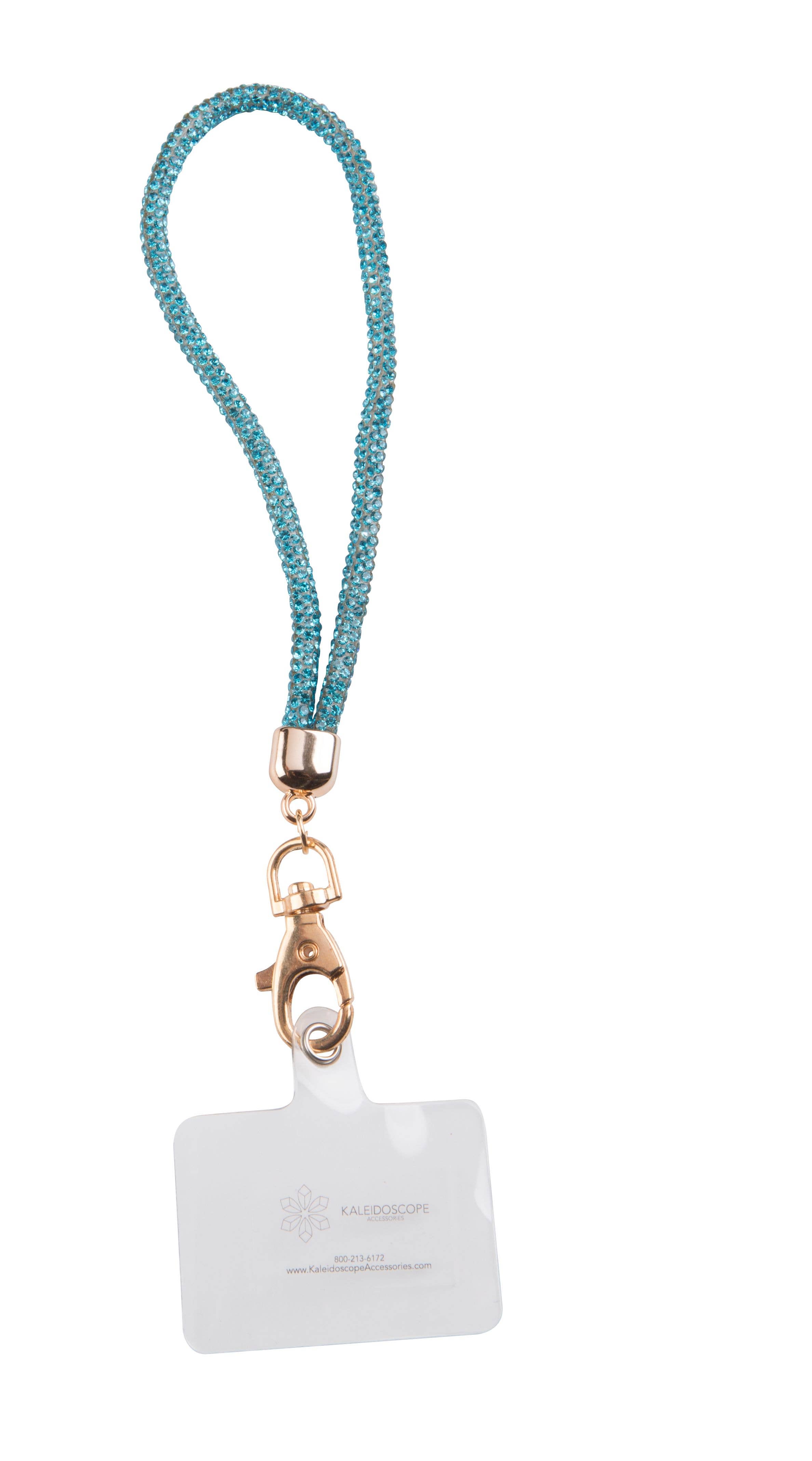 Kaleidoscope Accessories - Wholesale Keychain - Women's - Rhinestone wristlet w/ phone tether tab keychain, 6 assorted4