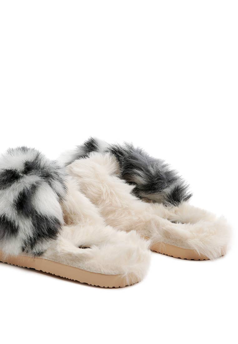 Rag Company - Wholesale Slippers - Women's - CHIPMUNK TIMES FUR INDOOR FLATS2
