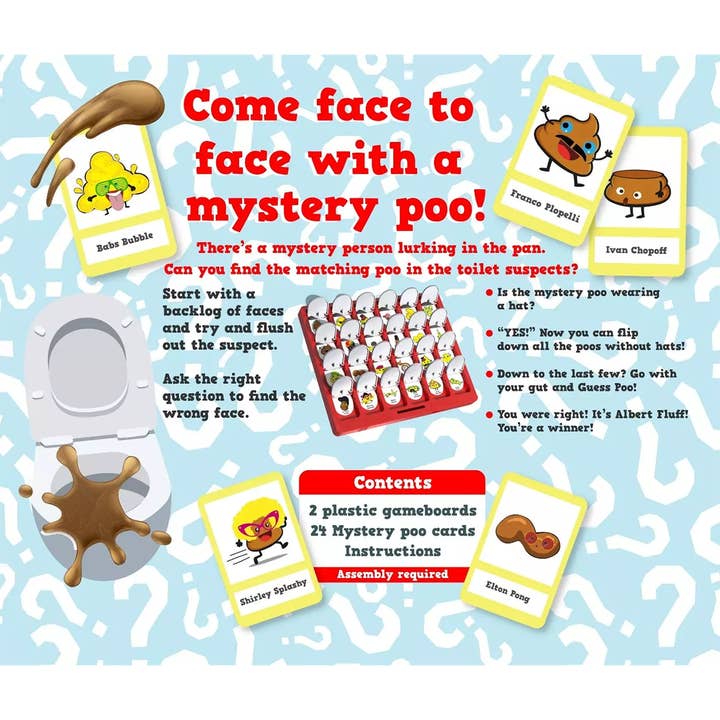 William Valentine Collection - Wholesale Board game - Guess Poo? Game4