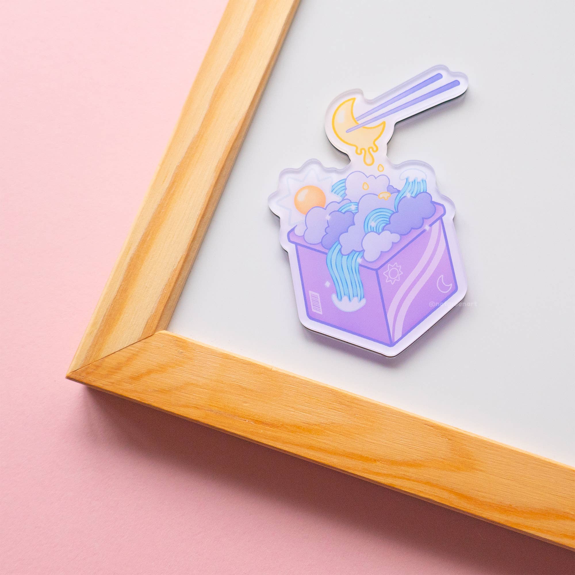 NatGreenArt - Wholesale Magnet - Ramen Noodles Acrylic Fridge Magnet1