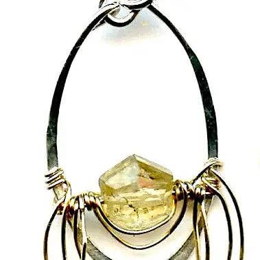 Art by any Means Jewelry - Vendita all'ingrosso Orecchini pendenti - Orecchini Esagonali in Citrino E760683