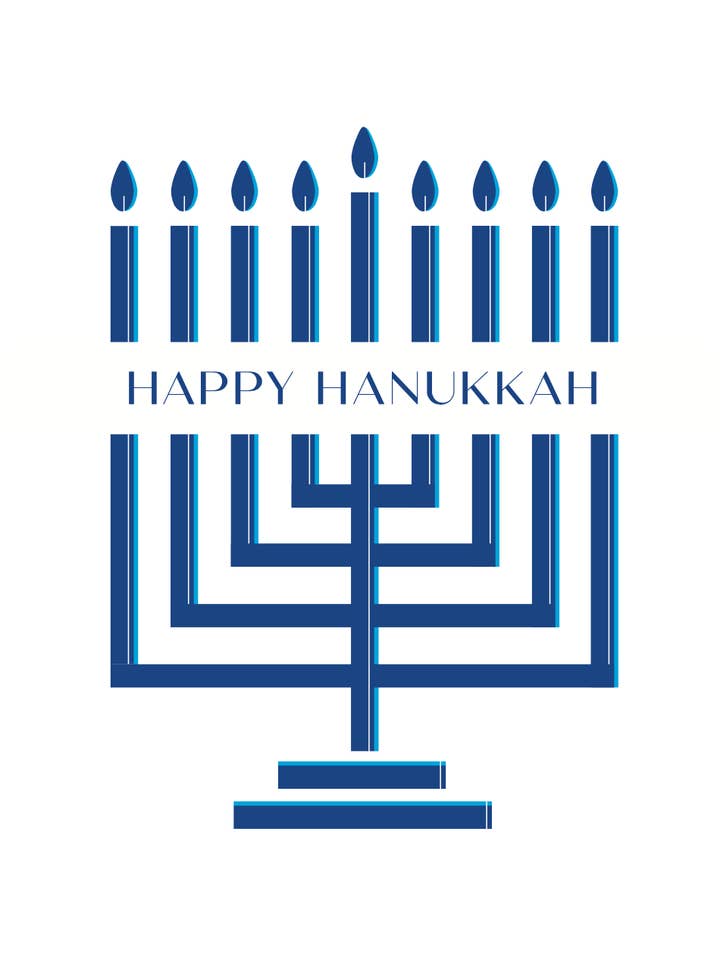 Joyeux Hanoukka (Recette à l'intérieur) pour la vente par Junebug Ink