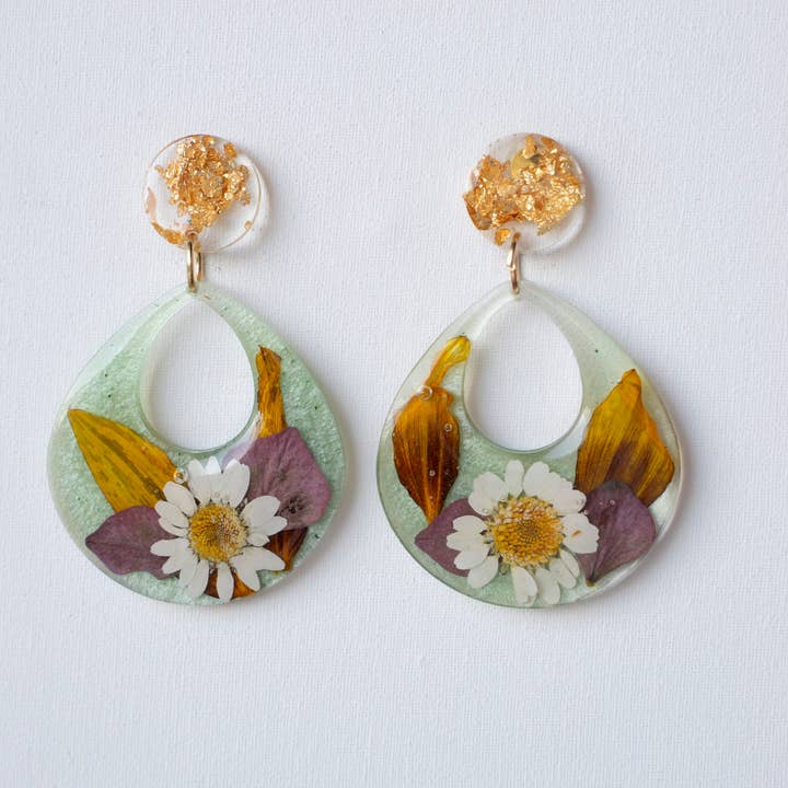 Ohrringe Coon Marguerite, Sanvitalia für den Großhandel von pansyka