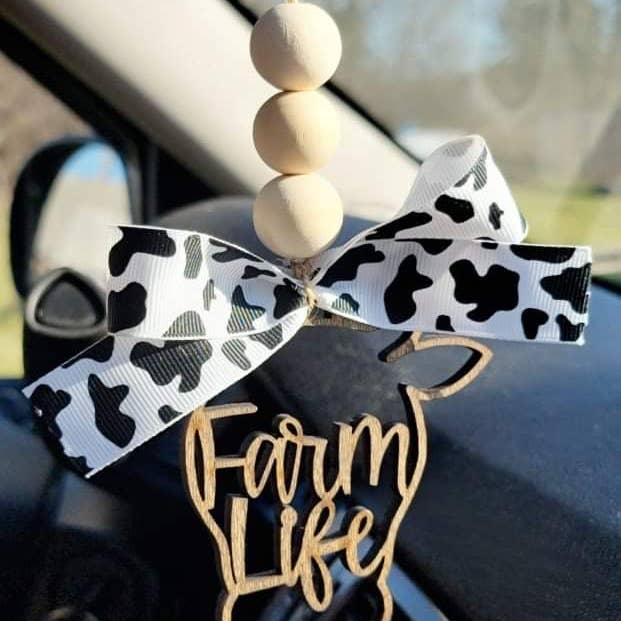 BD Lasers INC. - Wholesale Car Decorative Charm - Women's - Cow Car Charms Ornament Bag Charm Auto Jewelry Western6