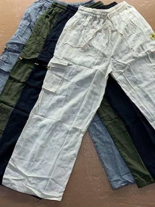 Wide-Leg Cargo Pocket Pant – Prepack of 4 Colors – Solid for wholesale by Katmandu Trading Co.