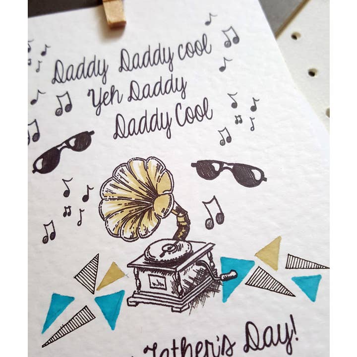 Katie Clement Illustration – Engroshandel Farsdagskort – Far Cool Fars dag-kort1