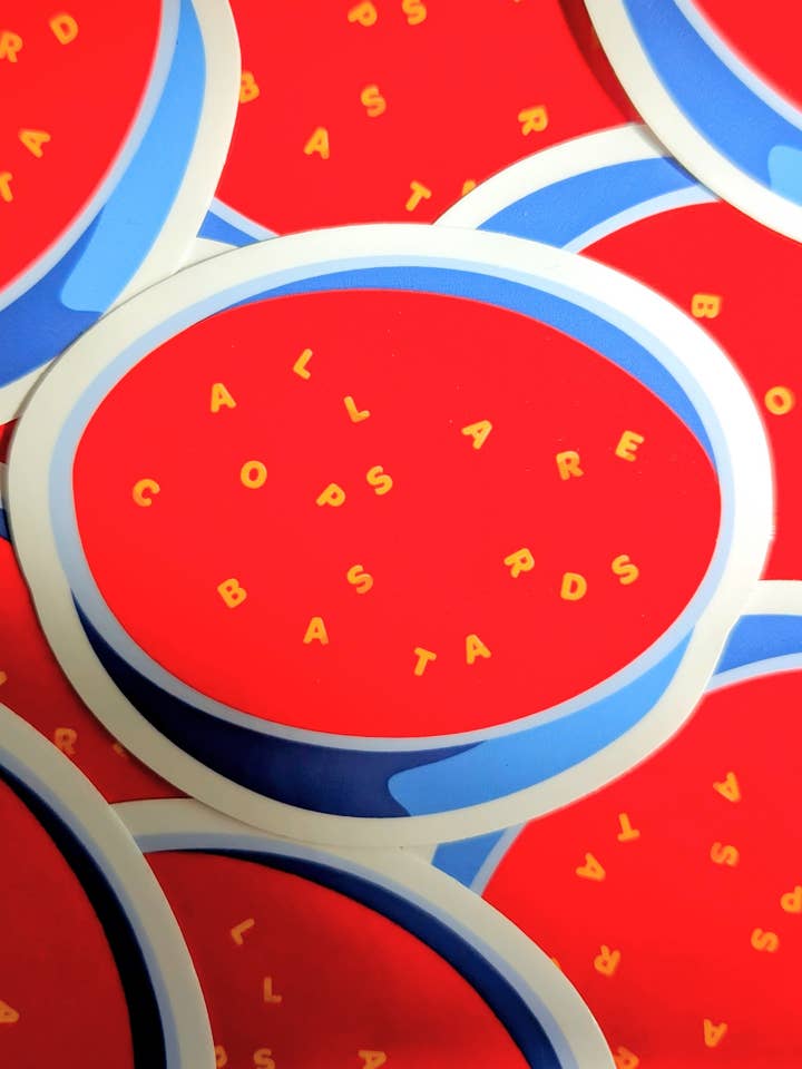ACAB Alphabet Suppe - Versteckte Nachricht Vinyl Aufkleber für den Großhandel von NMC Design Studio