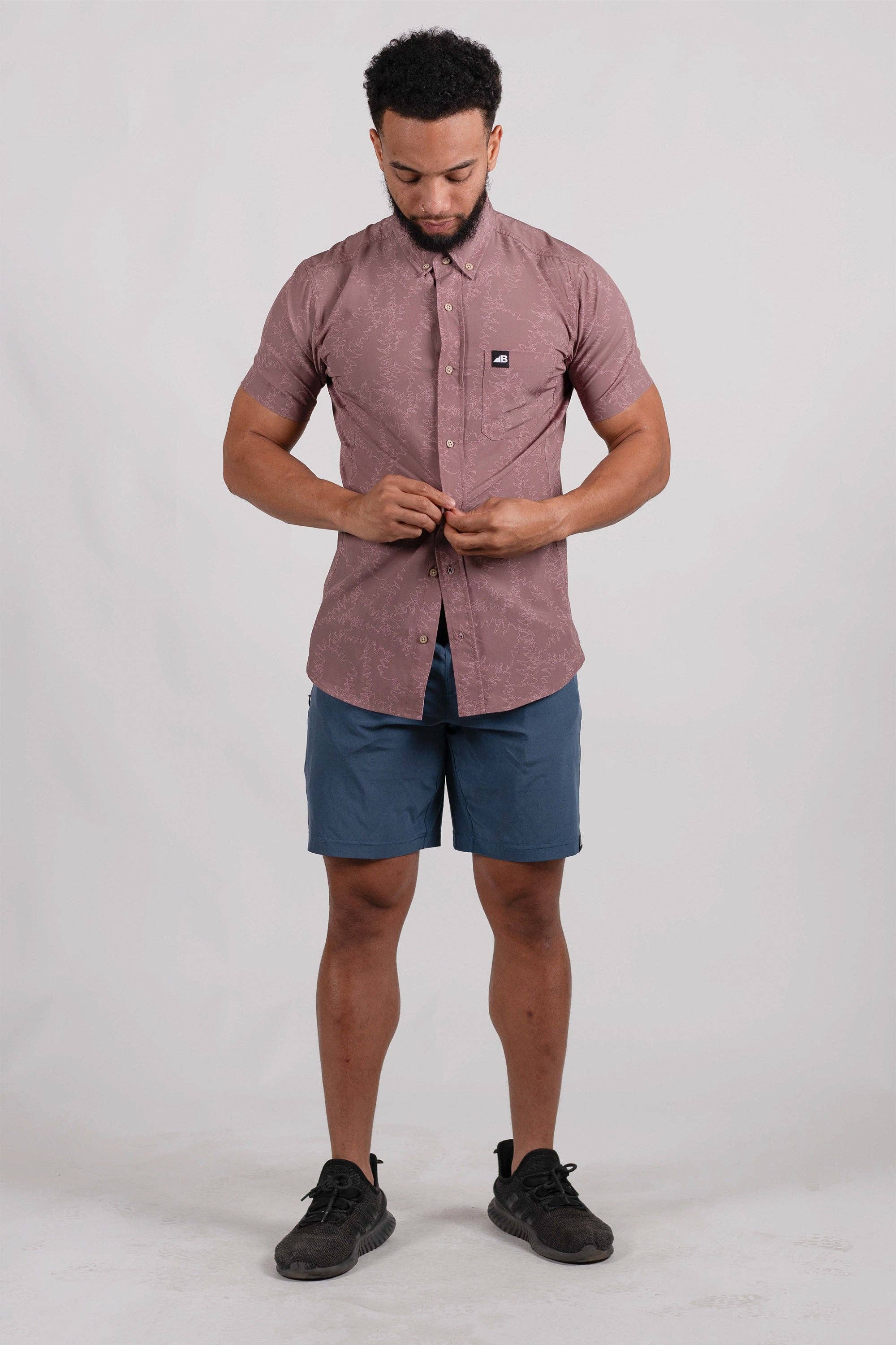 Belong Designs - Wholesale Button Down Shirt - Men's - Men's Vista Stretch Button Down29