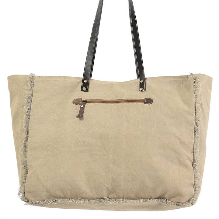 LS Western - Wholesale Weekender bag – women's - KB230 Weekender Upcycled Canvas Ladies Bag2