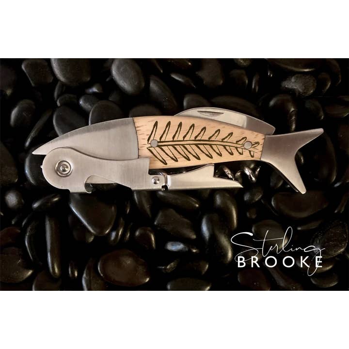 Ouvre-tirette double côtière | Bones pour la vente par Sterling Brooke