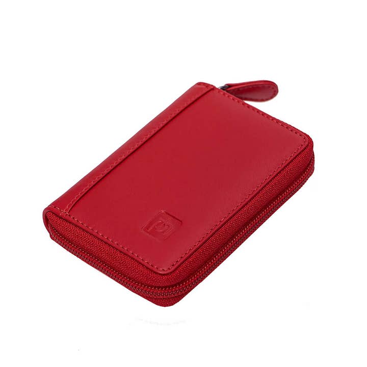 PRIMEHIDE - Wholesale Card Holder - Unisex - Concertina Leather RFID Credit Card Holder - 78045