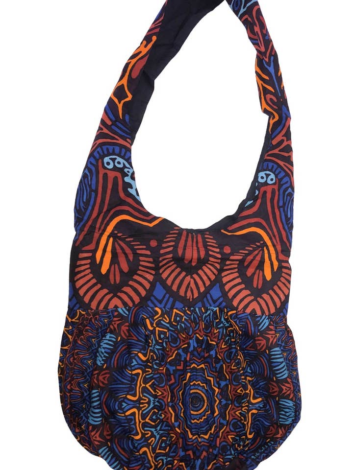 Origin of Life Hobo-Schultertasche mit Reißverschluss für den Großhandel von Sunshine Joy