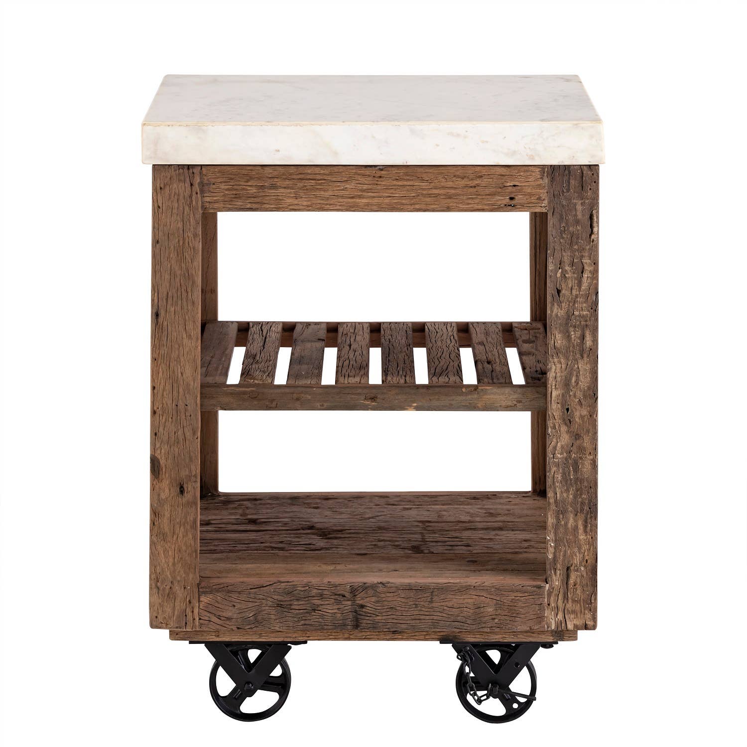 Natural Sm Wooden Kitchen Island on Wheels for wholesale on Faire1