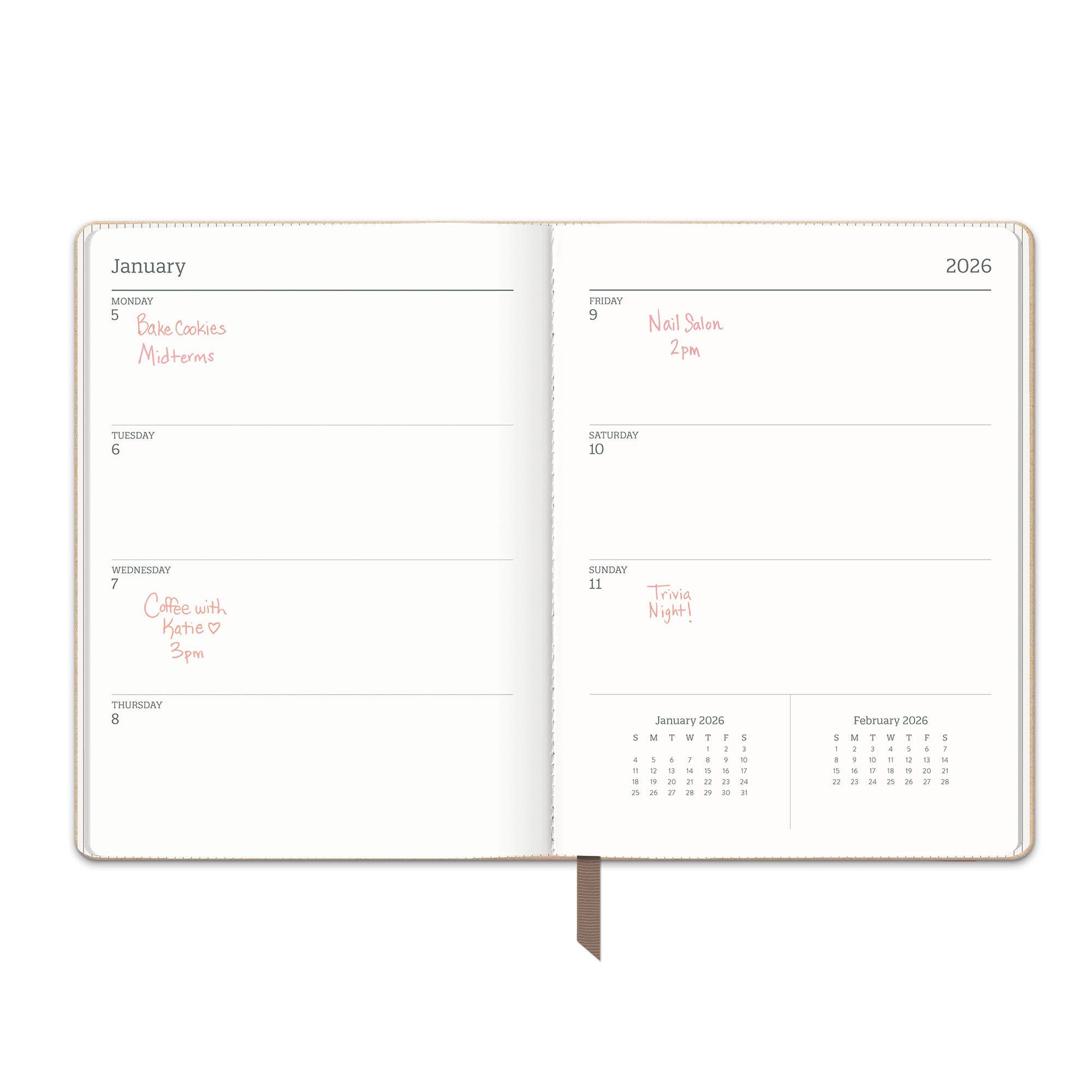 Studio Oh! - Wholesale Planner - 2026 Desert Taupe Large Dual-Textured Planner4