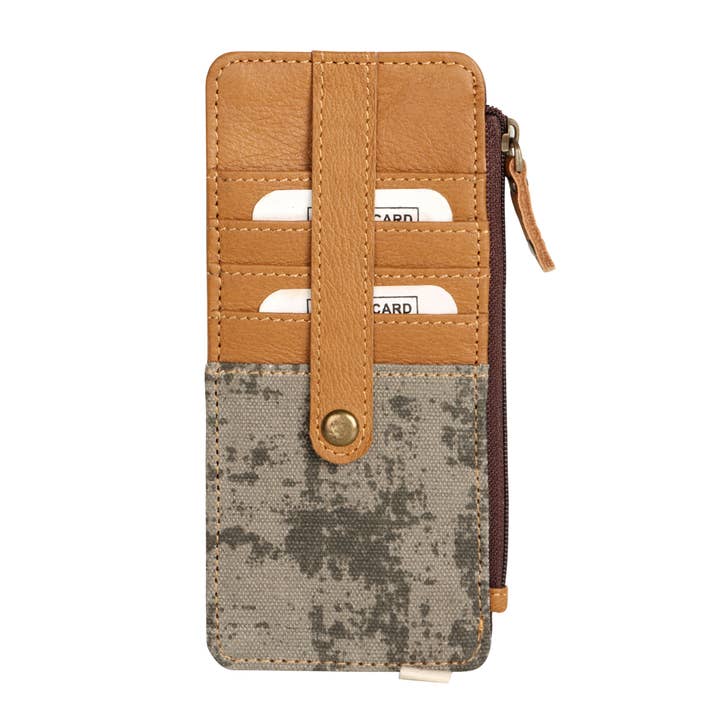 Dani 7-Slot CC Wallet w/ ID Pocket - Carbon Grey for wholesale by Vaan & Co.