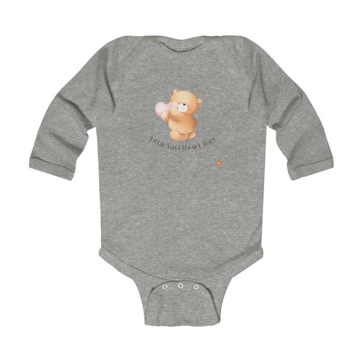 Body de bebé - Pequeno Ladrão de Corações Design de Urso Fofo por atacado de Happymom