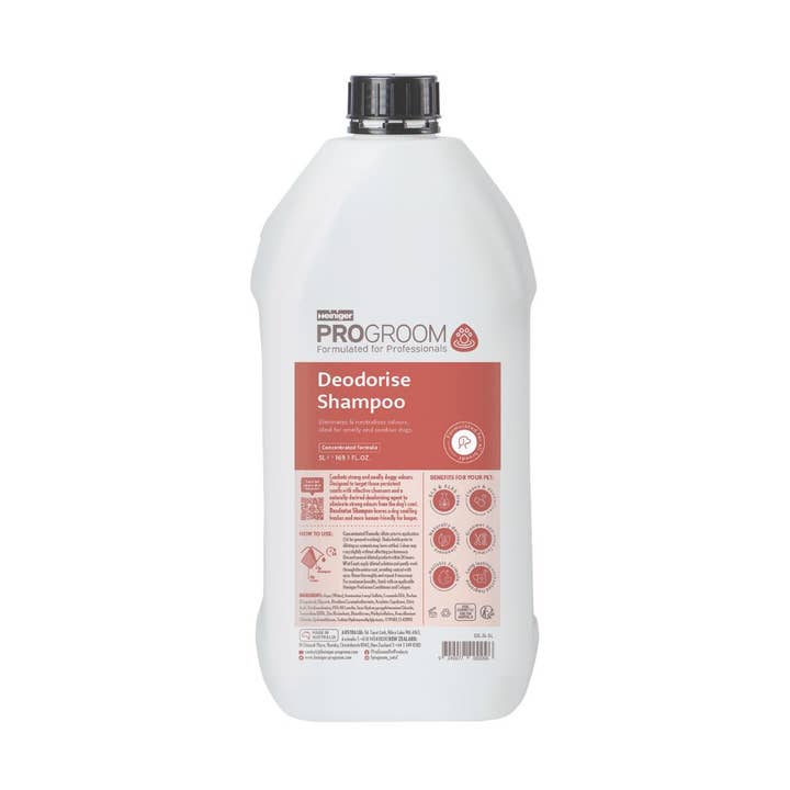 Shampoing désodorisant 5 L pour la vente par UKAL GREEN