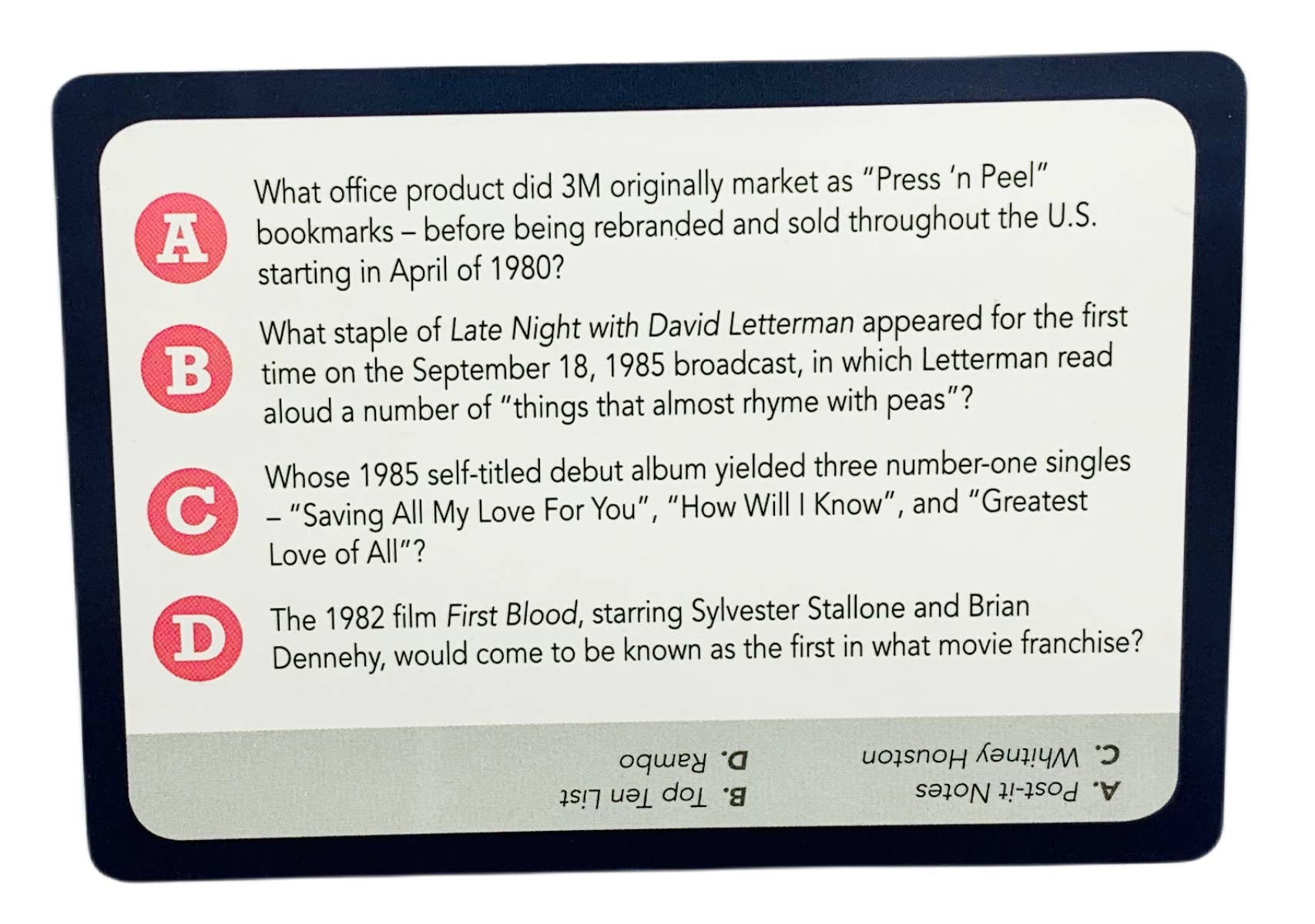 You Gotta Know Games - Wholesale Card Game - You Gotta Know 1980s - Trivia Game (6)2