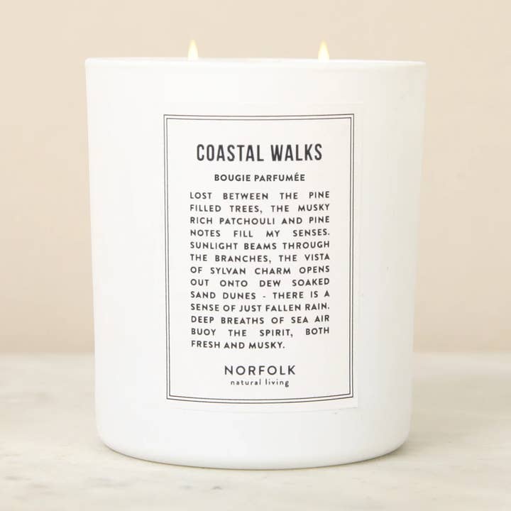 Candle - Coastal Walks 8oz for wholesale by Norfolk Natural Living
