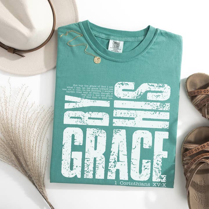 CMD Wholesale - Wholesale T-Shirt (Graphic) - Women's - By His Grace Graphic Tee1