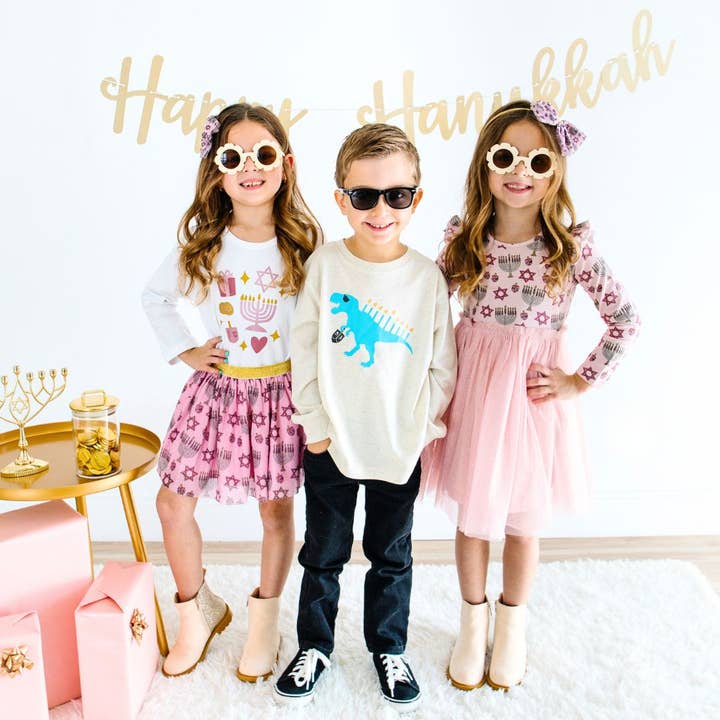 Sweet Wink - Wholesale Fashion Headband - Kids - Hanukkah Tulle Bow Headband - Kids Headband