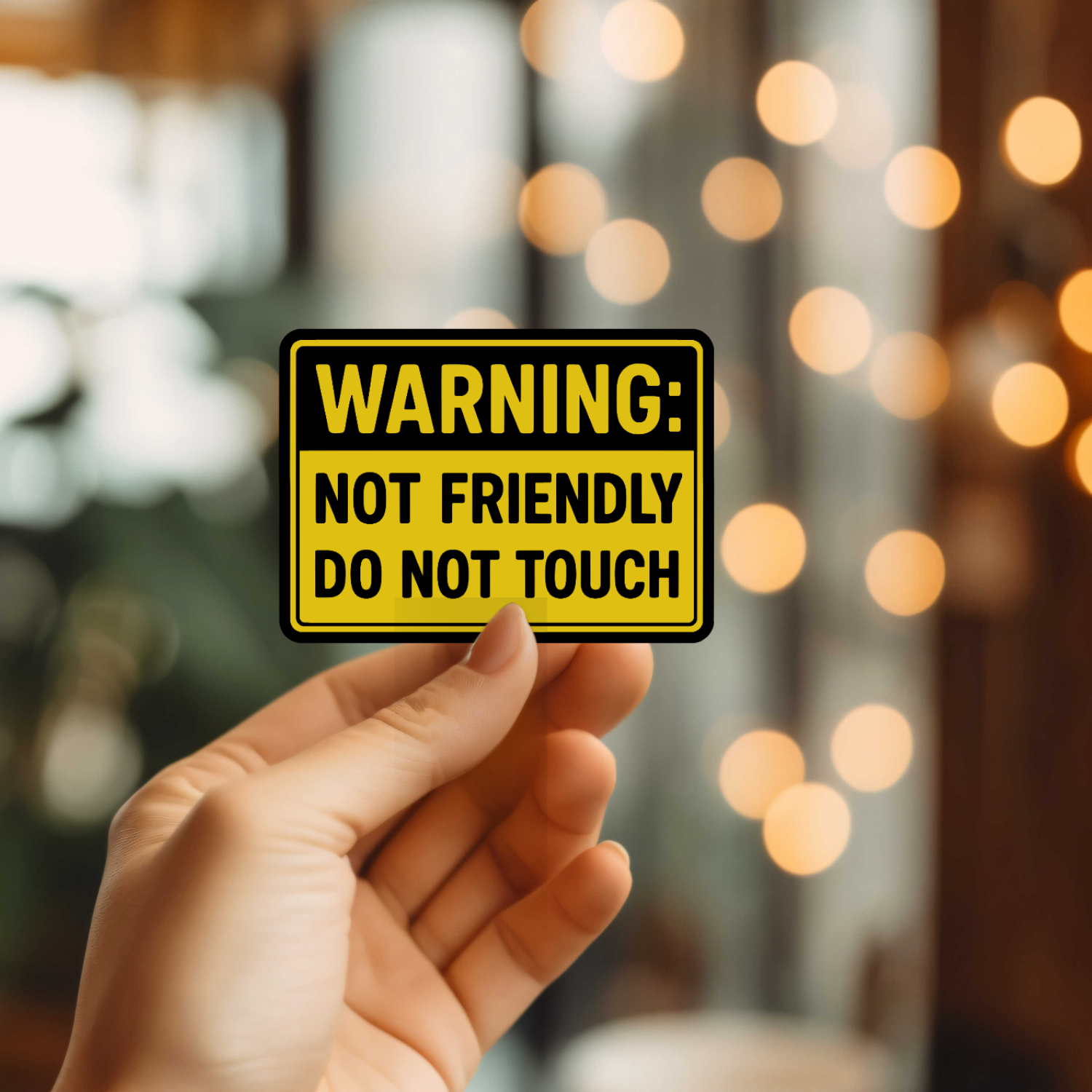 Mystical Monkey Toes - Wholesale Sticker - Funny Do Not Touch Vinyl Sticker0