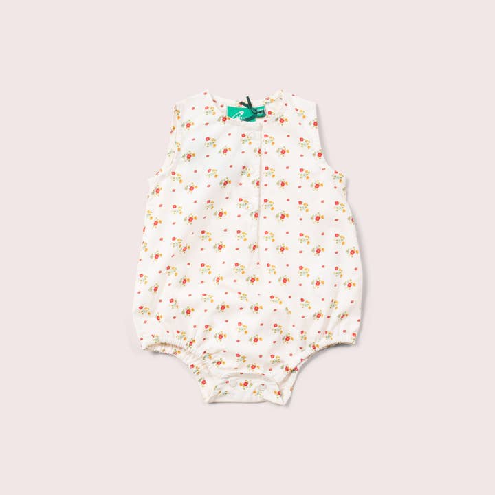 Spring Flowers Sleeveless Baby Bubble Bodysuit for wholesale on Faire