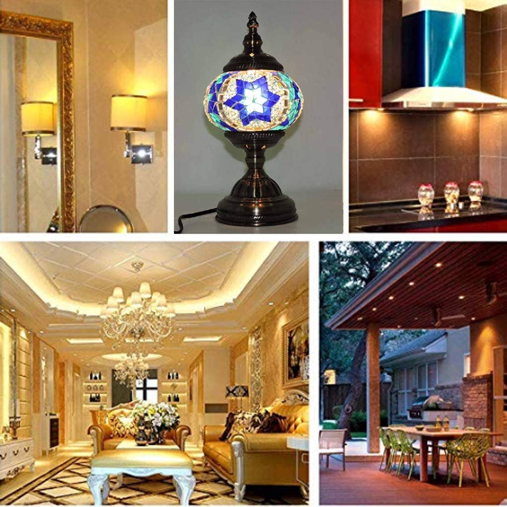Silver Fever - Wholesale Light Bulb/Puck - LED Light Bulb for Mosaic Turkish Lamp E12 LED 3W = 30W 110V8