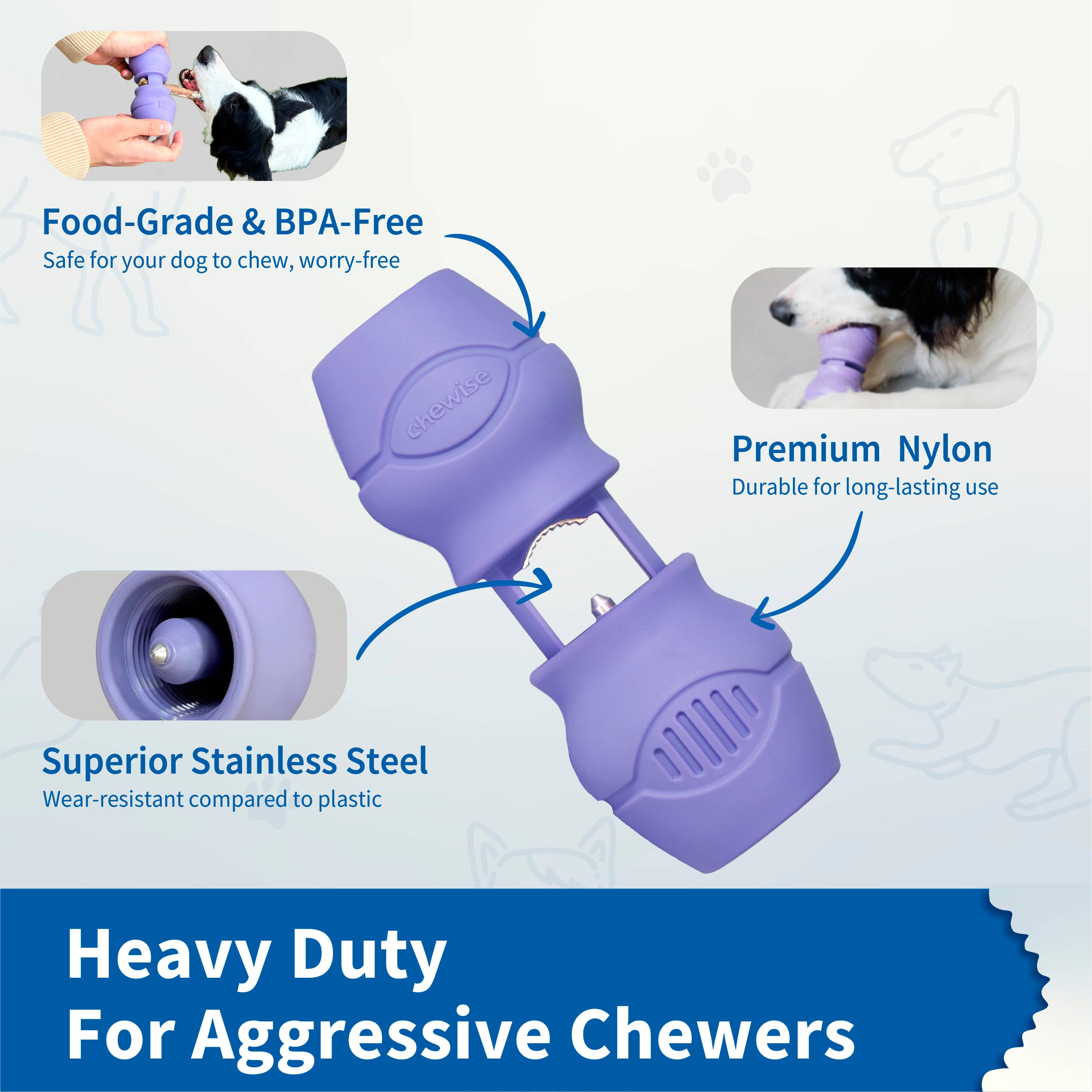 Chewise Official - Wholesale Pet Chew Toy - Dog - Safe Chew Holder – Small | Case Pack (75 Units) 3