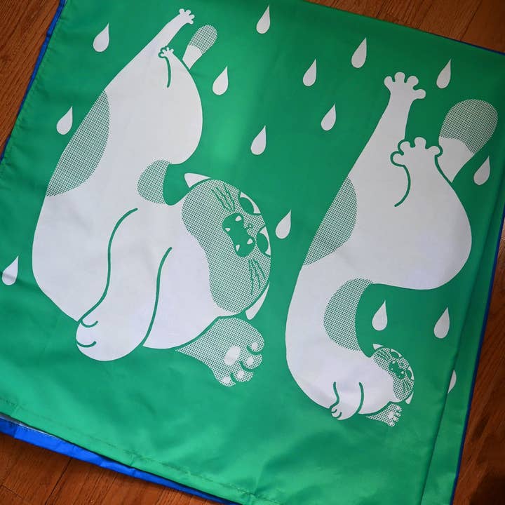 Natali Koromoto - Wholesale Shower Curtain - "DRY CATS" Shower curtain4