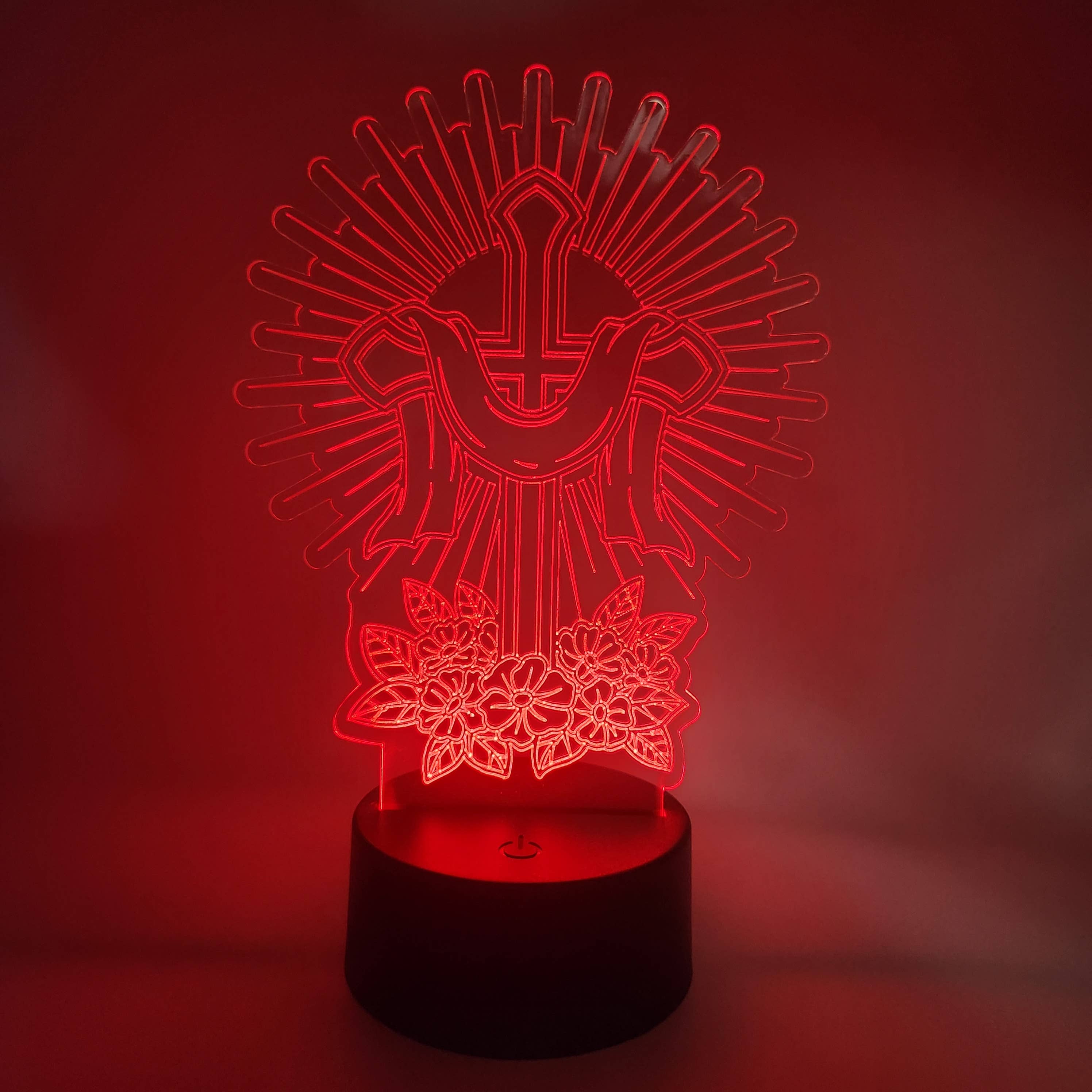 The 308 Collective - Venta al por mayor Lámparas decorativas/de escritorio - Luz LED de cruz cristiana | Regalos religiosos | Lámpara católica3