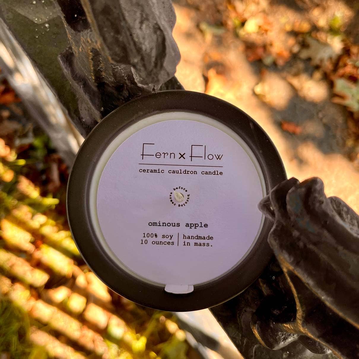 Fern x Flow Soy Candles + Home Fragrance - Wholesale Jar/Filled Candle - Halloween Cauldron Candle, Ceramic Soy Candle & Decor - 10oz7