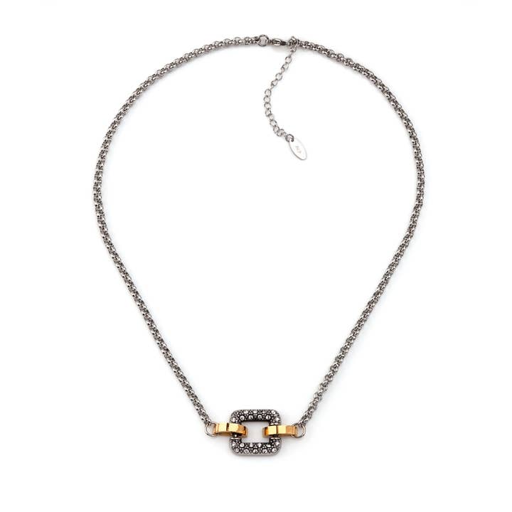 Steel Necklace GKN23031027 for wholesale by Shebiju