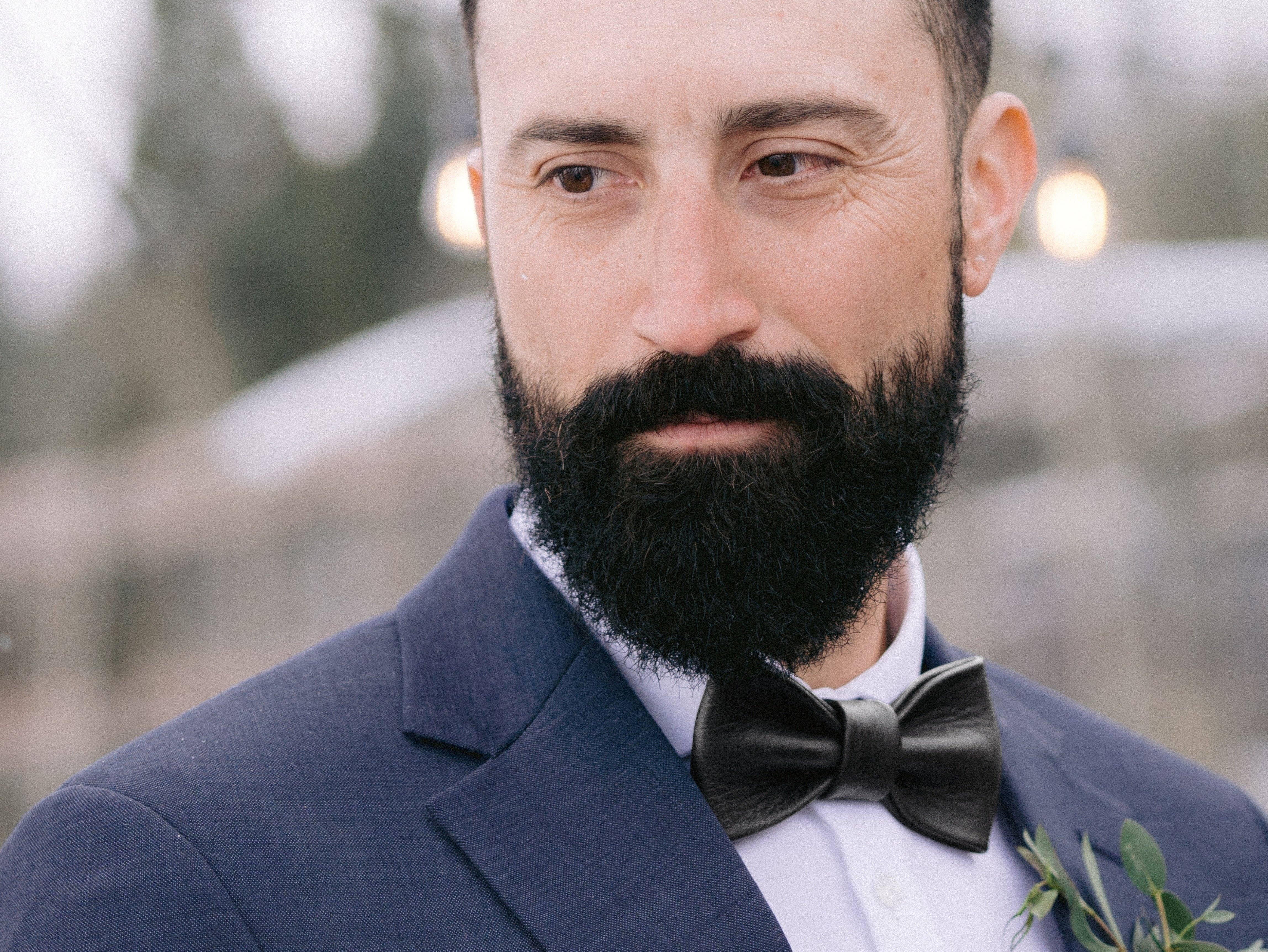 Kingsley Leather - Wholesale Bow Tie - Men's - Leather Bow Tie - Black2