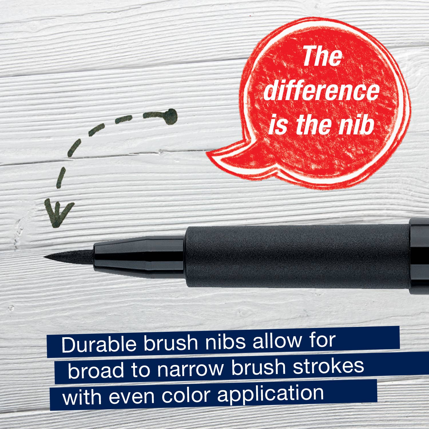 Faber-Castell / Creativity for Kids - Vente Marqueurs - Stylo Pitt Artist, lettrage moderne, #199, noir, lot de 42