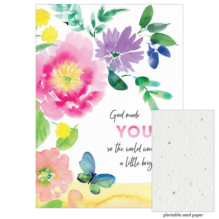 Legacy - Wholesale Birthday Card - Cheerful Floral - Faith Birthday Card