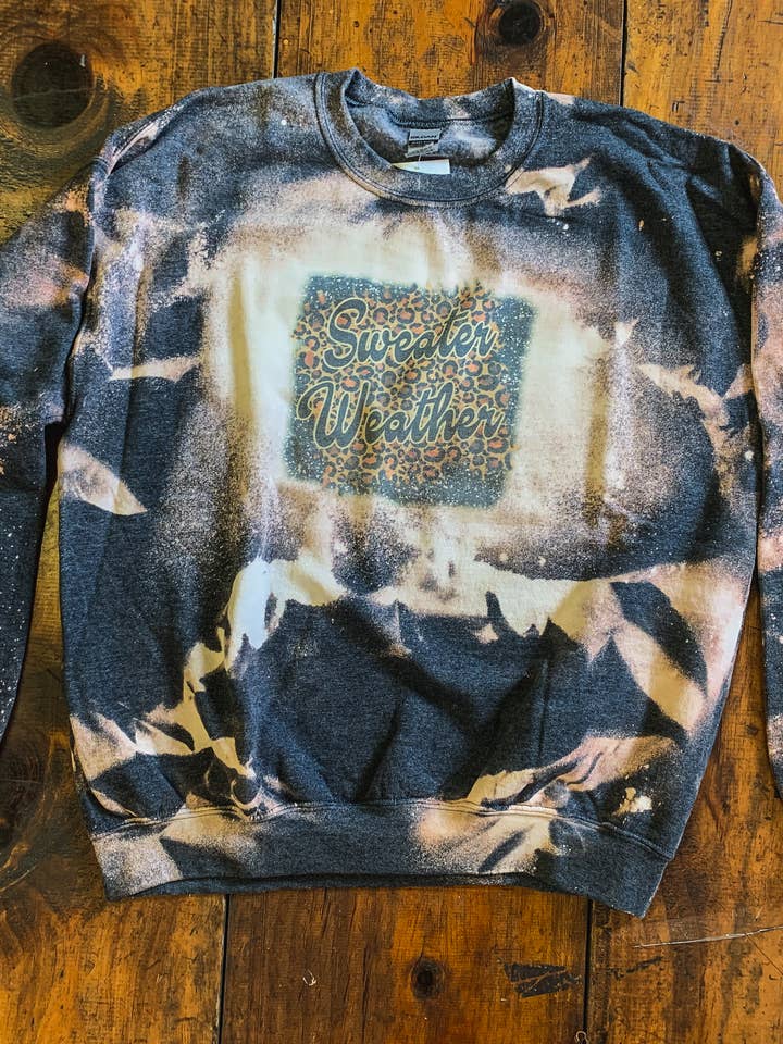 Sweater Weather Fleece Lined Crewneck for wholesale by MM Custom Apparel