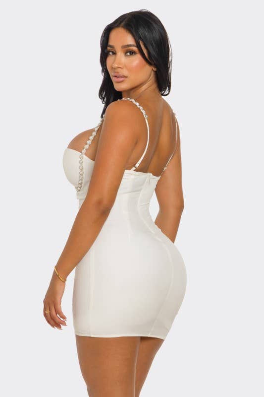 DIOSA - Wholesale Dress - Women's - PEARL EMBRACE MINI DRESS4