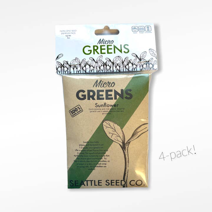 Seattle Seed Co. - Wholesale Plant Seeds - Non-GMO Microgreens Sampler Pack